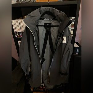 Adidas rain rdy waterproof trench shell jacket